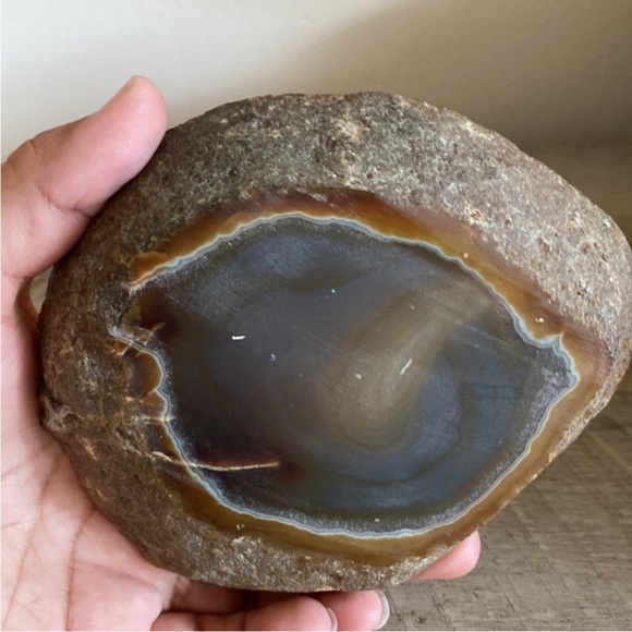 Agate Pen Holder Naturalism Office Decor Desk Pen Graduation Gift Hand Crafted - Picture 6 of 9